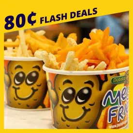 1-for-1 Jumbo Fries by Potato Corner @ Jewel Changi Airport - Flash Deal - BDAY SALE