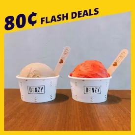 1-for-1 Single Scoops by Denzy Gelato - Flash Deal - BDAY SALE