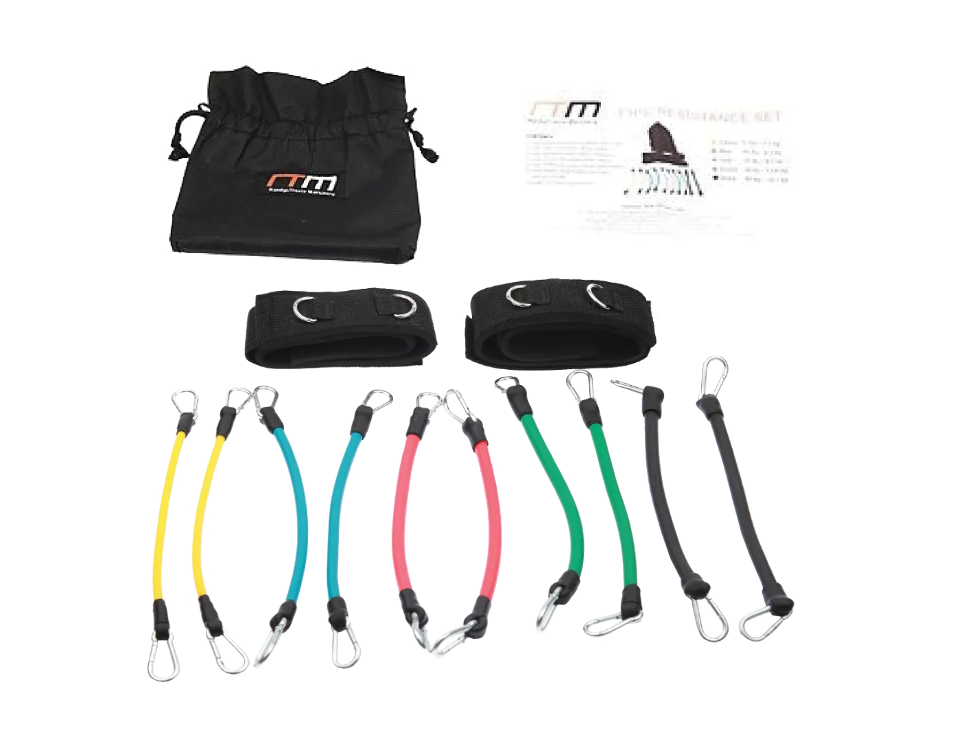 13-Piece Leg Resistance Exercise Bands
