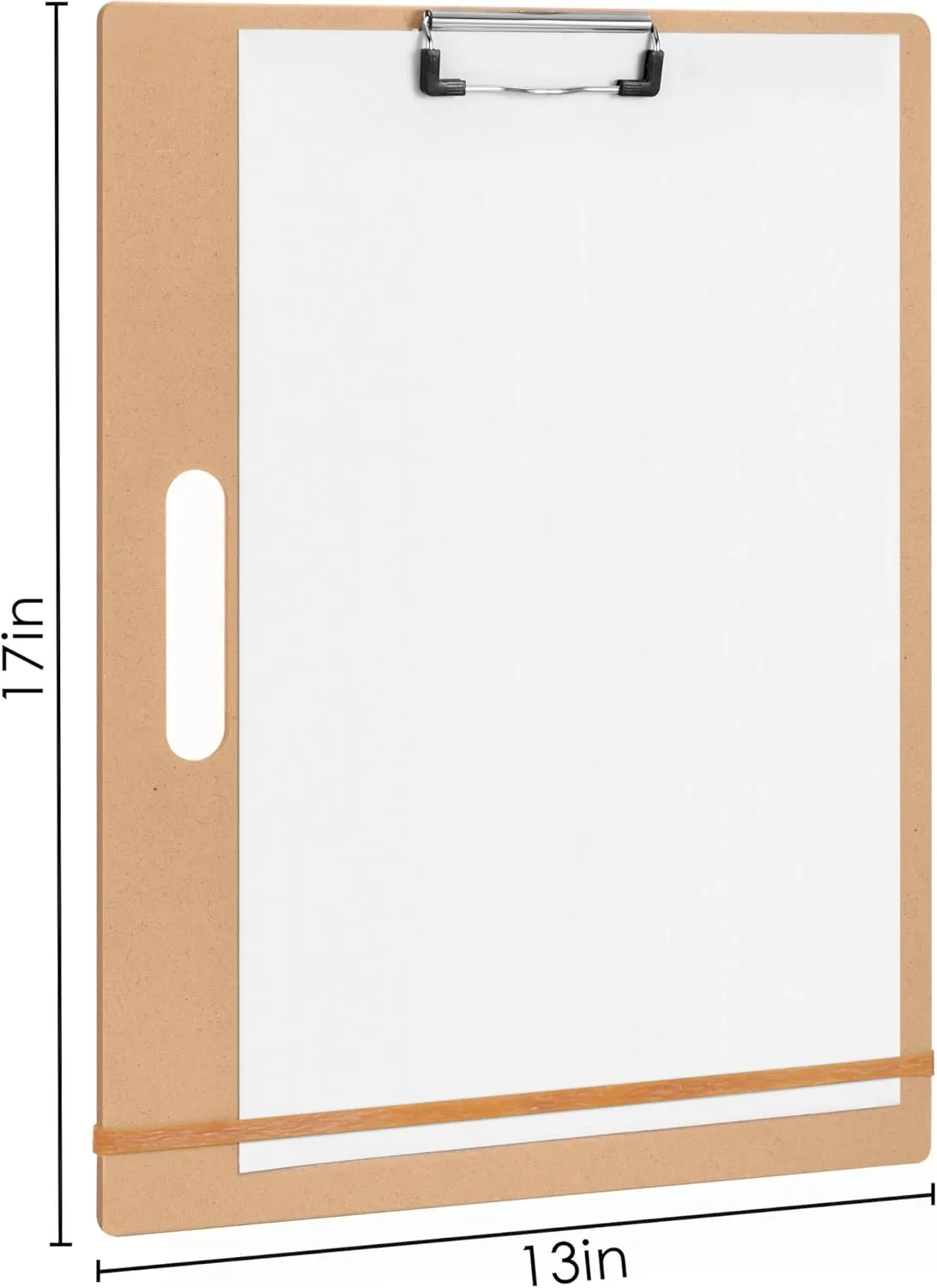 13" x 17" Artist Sketch Board with Handle - Portable Clipboard for Painting and Drawing, Art Supplies for Adults by TX Liteart