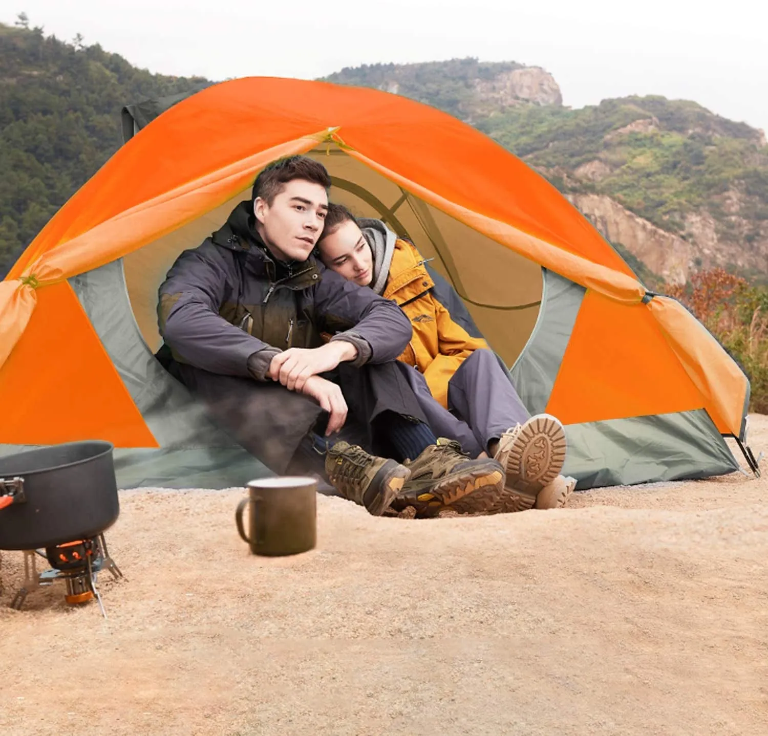 2/4 Person Waterproof Camping Tent