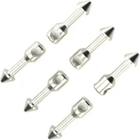 2/6Pcs Portable Fishing Tackle Spearfishing Insert Diver Speargun Band Diver Spearfishing Wishbone Stainless Steel