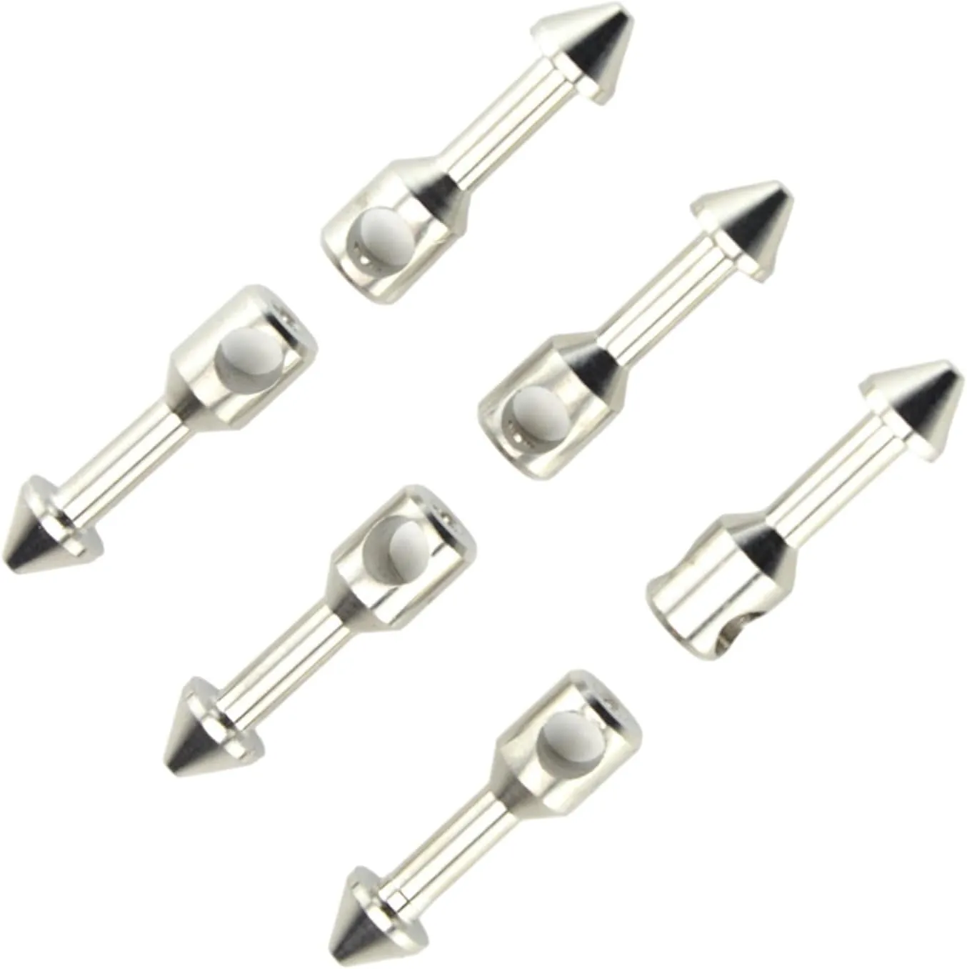 2/6Pcs Portable Fishing Tackle Spearfishing Insert Diver Speargun Band Diver Spearfishing Wishbone Stainless Steel
