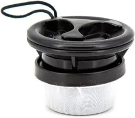 6 Hole Inflatable Boat Air Valve,Universal Kayak Air Valve Screw Inflatable Boat Valve Adapter Replacement for Inflatable Paddle Board Kayak,Black