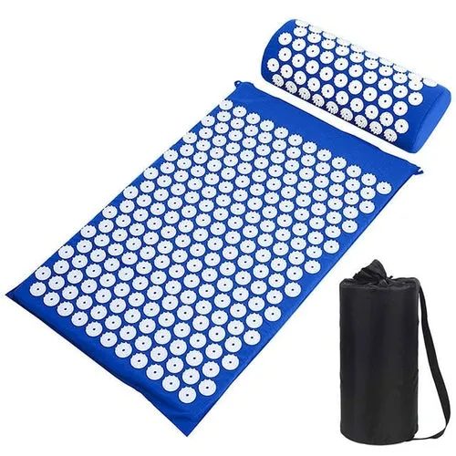 Acupressure Mat Sensi Massage Mat Pillow Set Kuznetsov's Applicator