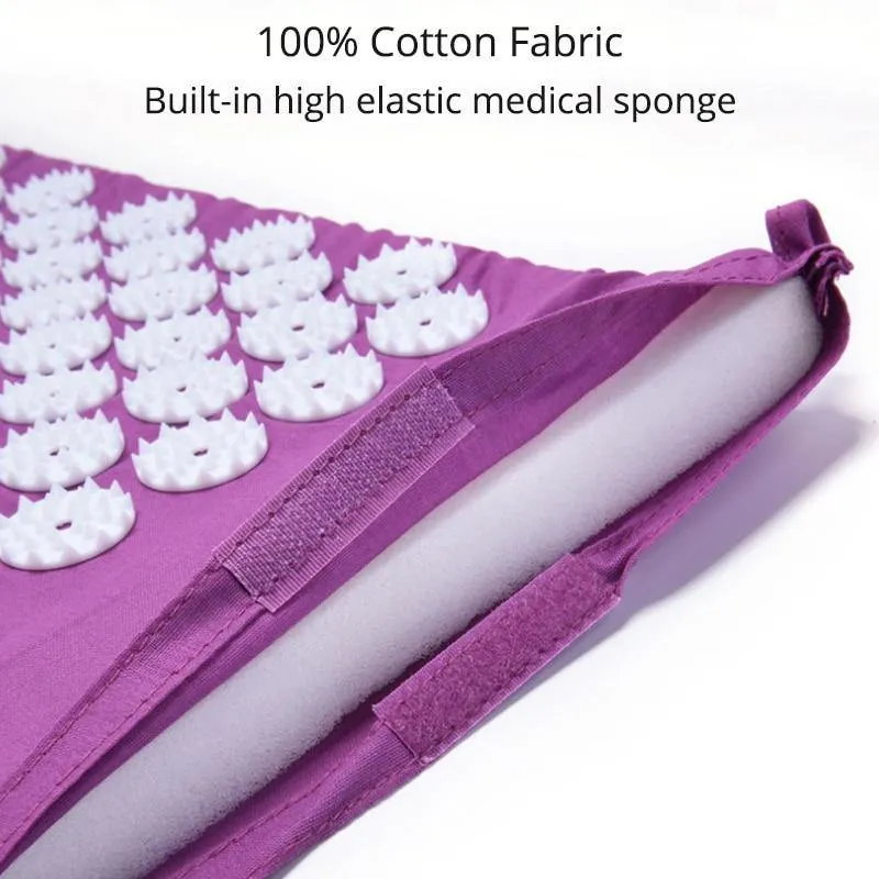 Acupressure Mat Sensi Massage Mat Pillow Set Kuznetsov's Applicator