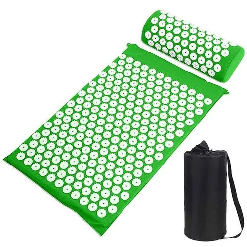 Acupressure Mat Sensi Massage Mat Pillow Set Kuznetsov's Applicator