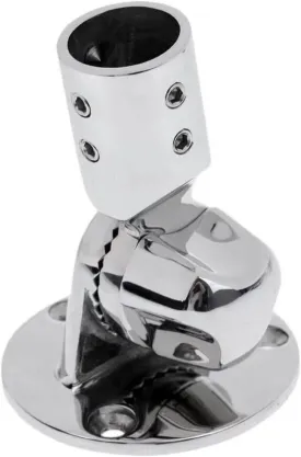 Adjustable Stainless Steel Marine Boat 7/8' Antenna Ratchet Deck Base Mount for Kayaks Canoe Fashing Boat Rafting Accessories