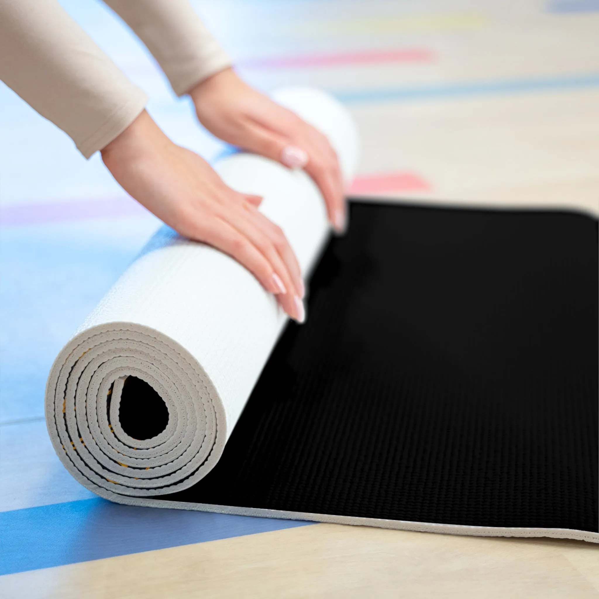 AI Sparta theme Foam Yoga Mat