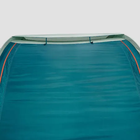 Camping tent with poles arpenaz 4.2 4 people 2 bedrooms