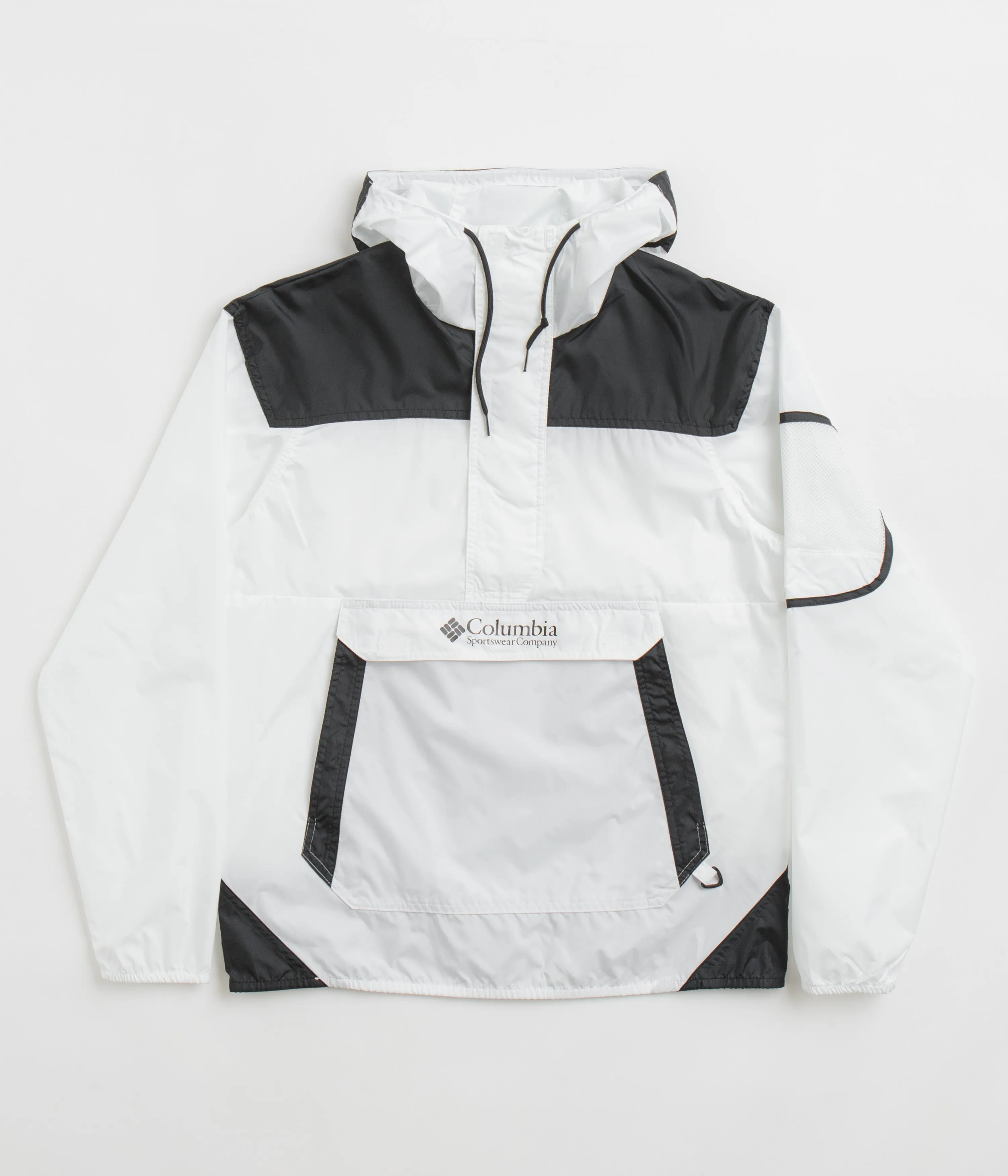 Columbia Challenger II Windbreaker Jacket - White / Black / White