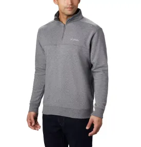 Columbia. Men's Hart Mountain II Half Zip Sweatshirt, Charcoal Heather