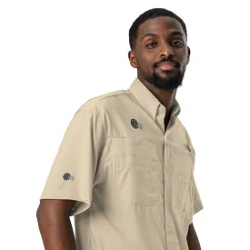 Columbia short sleeve button shirt | signature embroidered