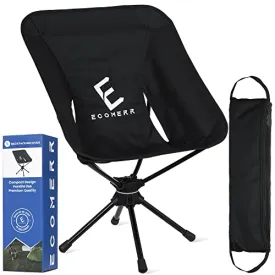 Ecomerr Portable Camping Chair - Bottle Sized Compact Foldable Chair