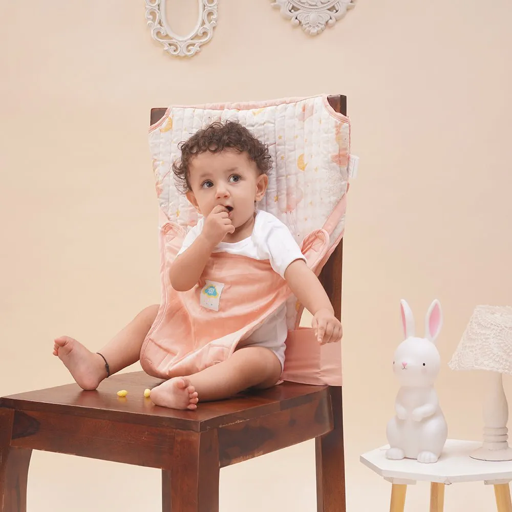 Fancy Fluff Wonder Seat- Portable Baby Seat- Day Dream