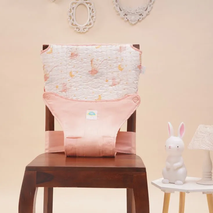 Fancy Fluff Wonder Seat- Portable Baby Seat- Day Dream
