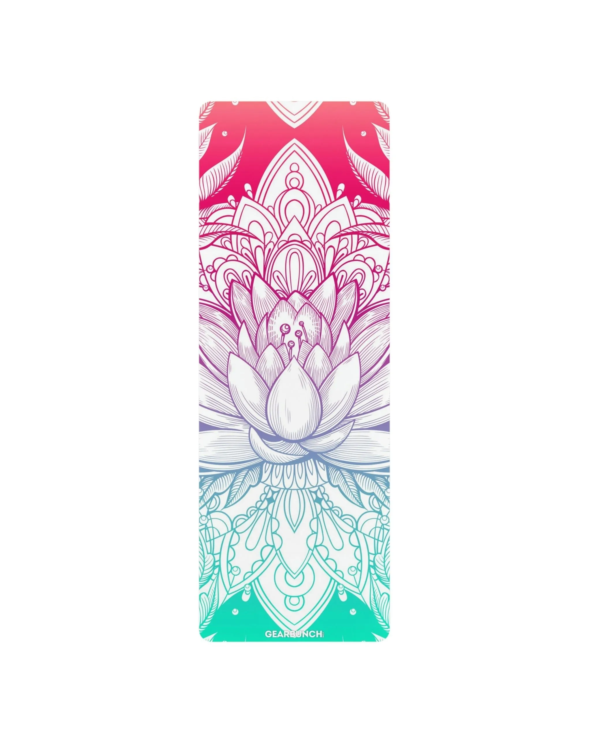 GearBunch Bright Lotus Yoga Mat