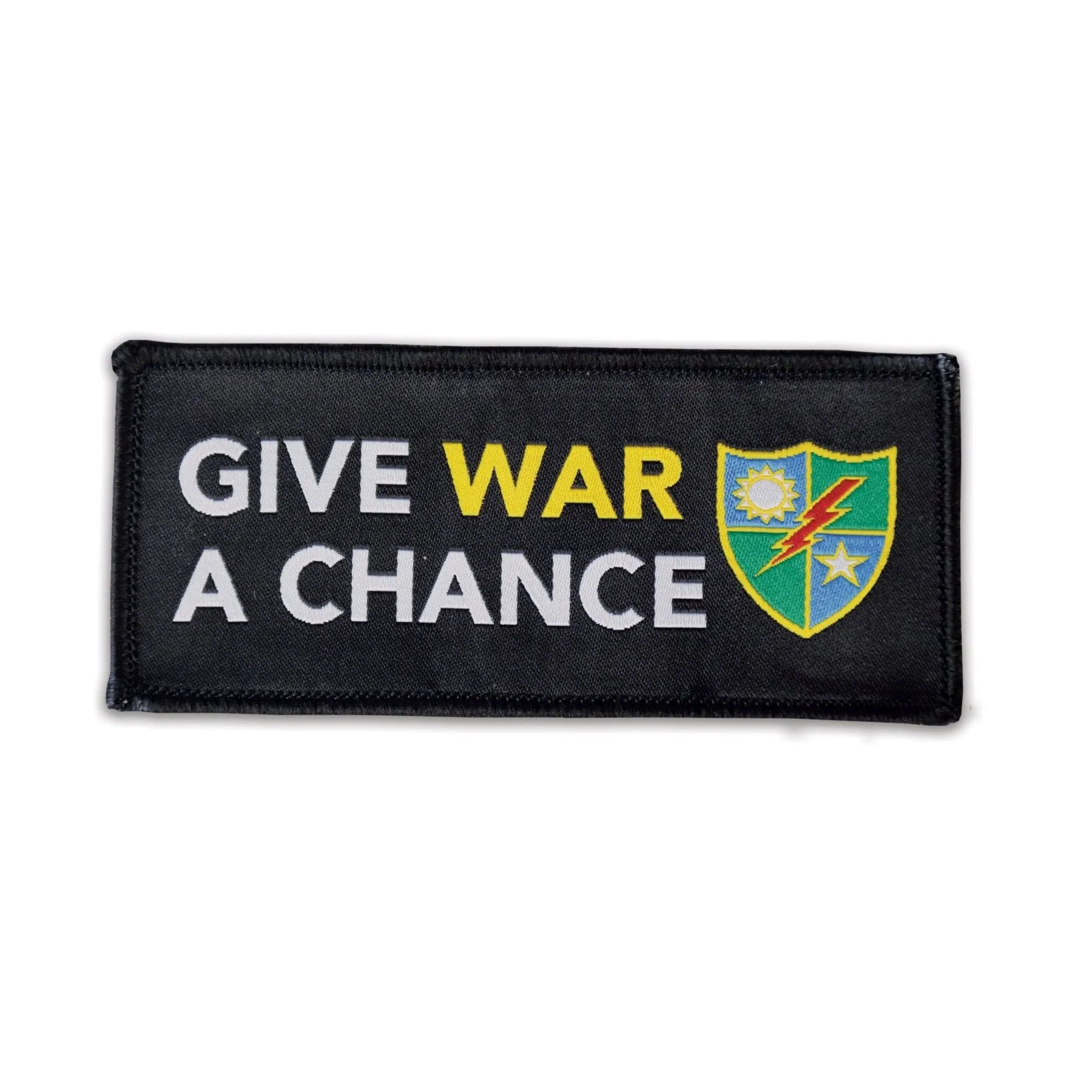 Give War A Chance DUI Embroidered Patch