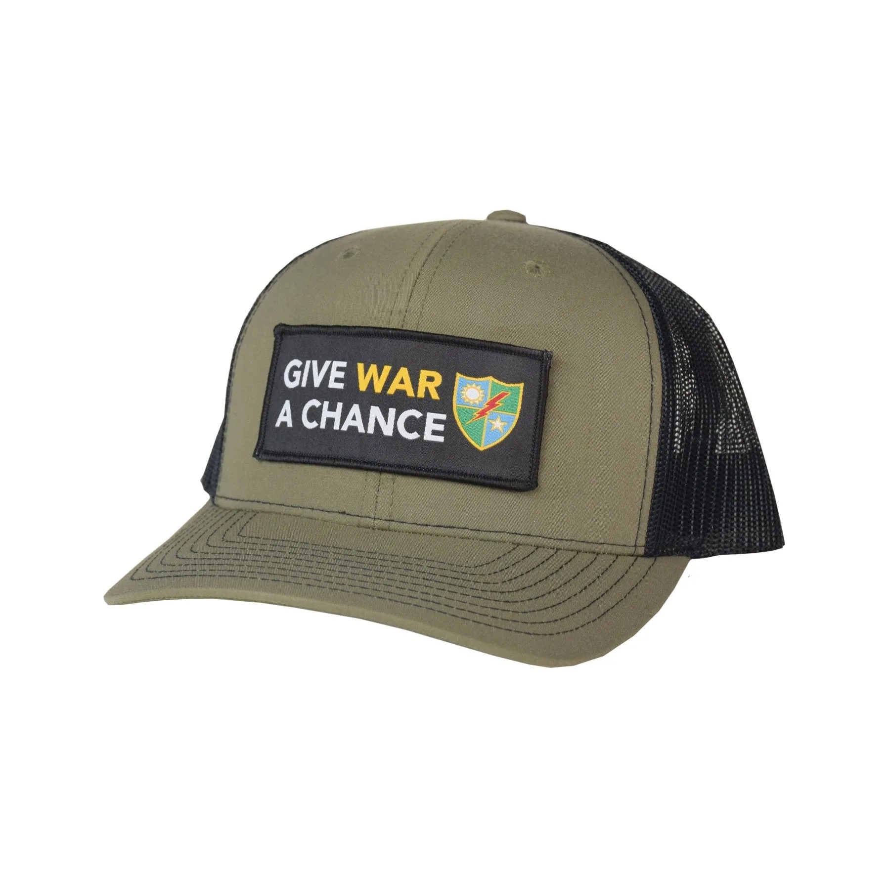 Give War A Chance DUI Patch Snapback
