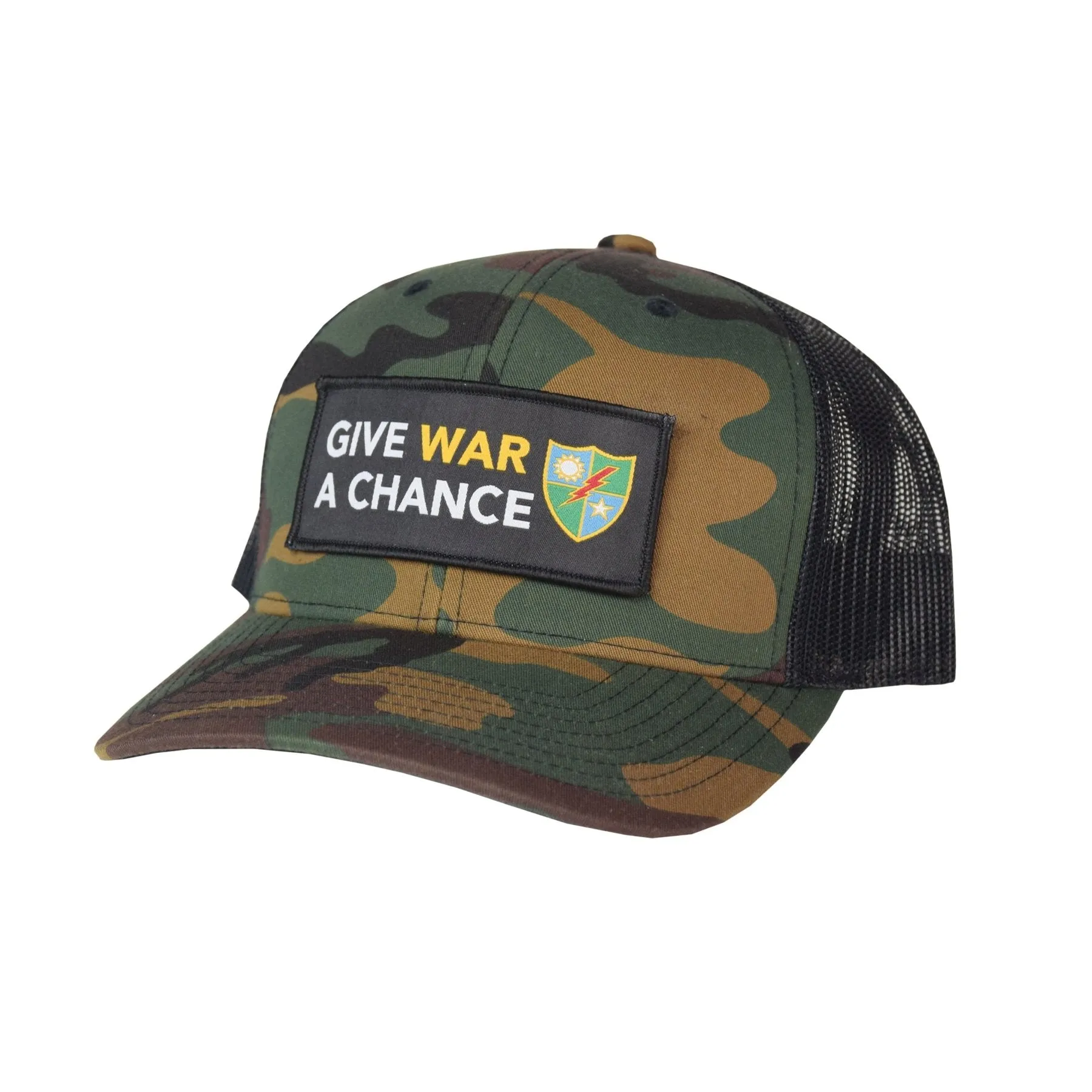 Give War A Chance DUI Patch Snapback