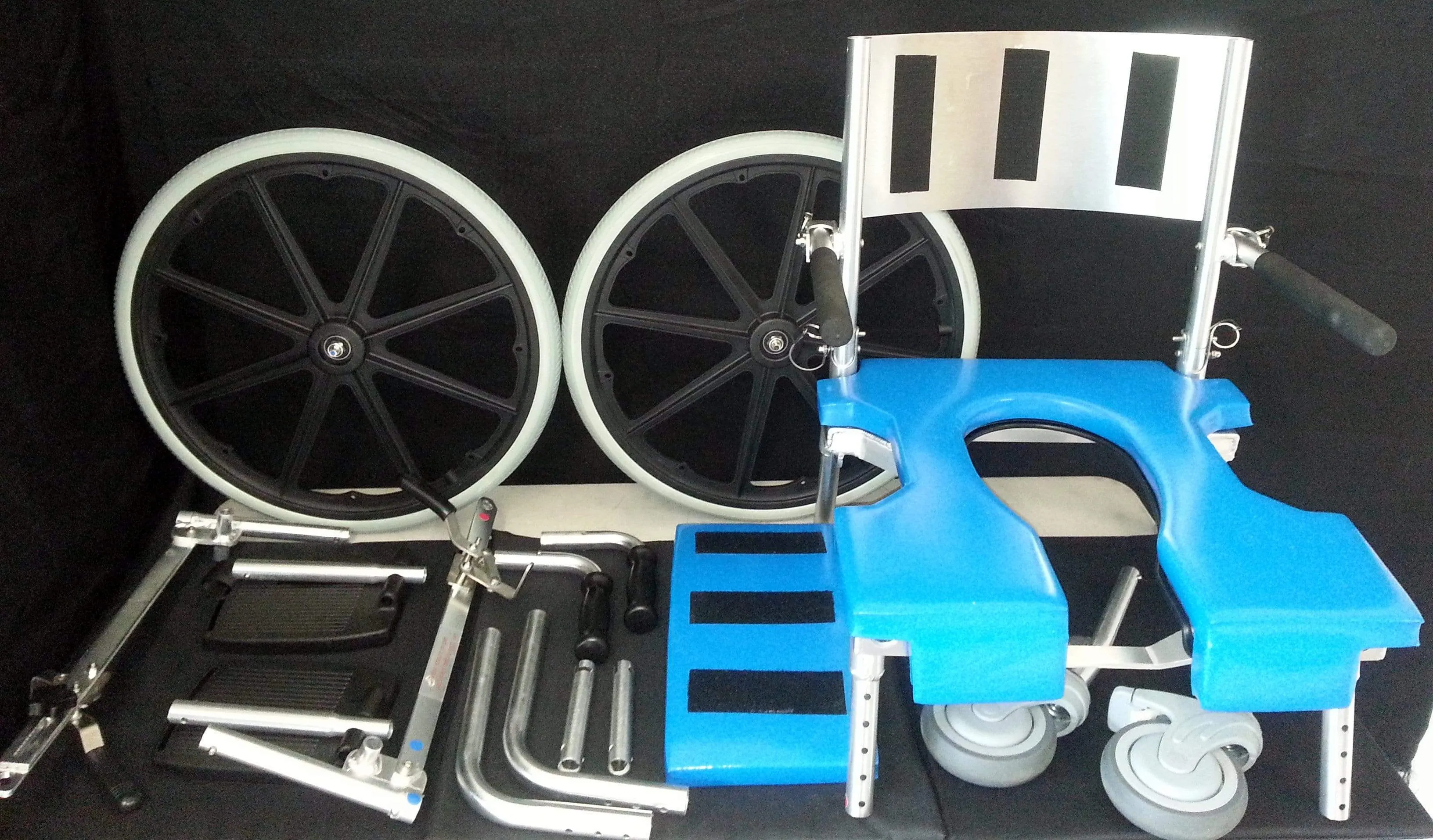 GO-ANYWHERE COMMODE 'N SHOWER CHAIR - SELF-PROPEL (SP)