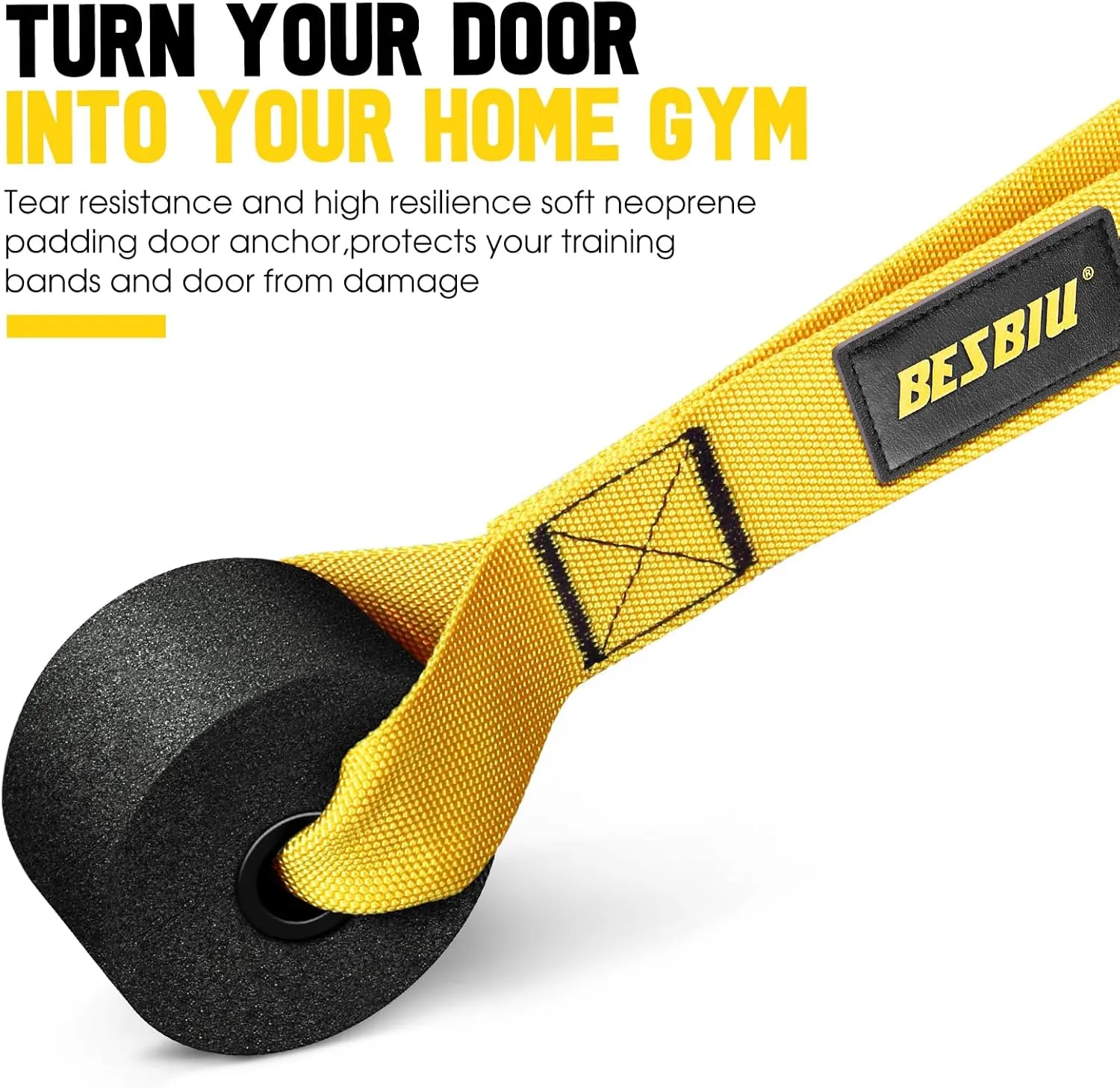 Heavy Exercise Bands Resistance Bands for Working Out, 300lbs/360lbs Fitness Workout Bands with Handles, Door Anchor, Leg Ankle Straps, Home Gym Workout Equipment for Men Strength Training Stretching