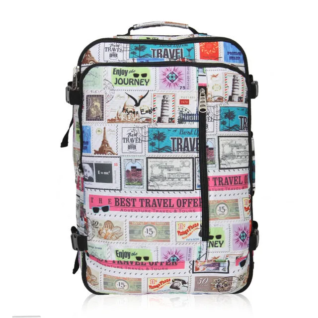 Hynes Eagle Brand Designer 38L Flight Approved Weekender Carry On Backpacks For Men Women Vintage