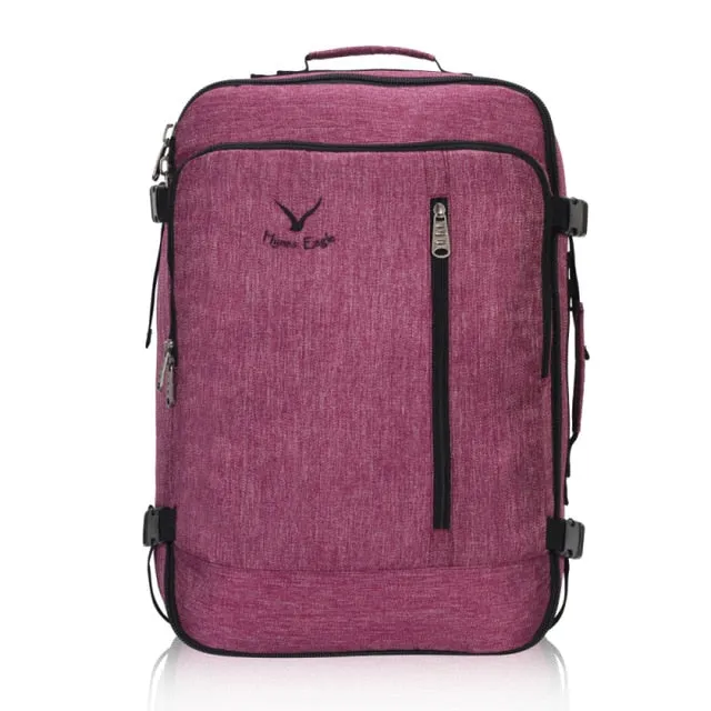 Hynes Eagle Brand Designer 38L Flight Approved Weekender Carry On Backpacks For Men Women Vintage