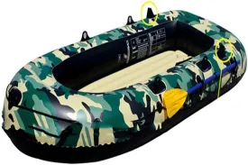 Inflatable Kayak, Inflatable Boats for Adults, Dinghy Folding PVC Inflatable Kayak Heavy Duty Inflatable Canoe with 2 Paddle Mounts for Fishing, Diving