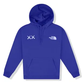 Kaws x The North Face Popover Bolt Blue Hoodie