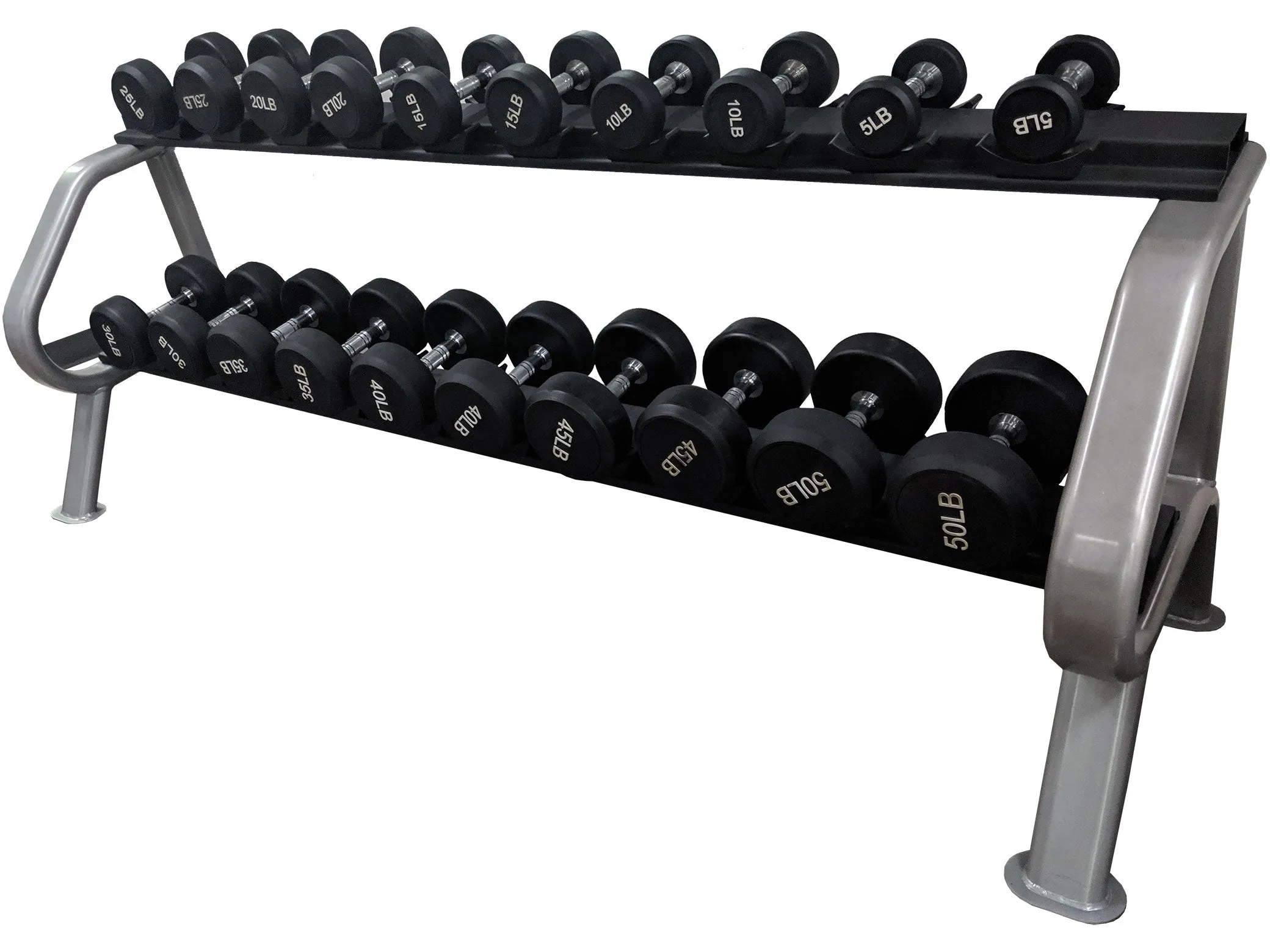 M-Fitness Pro Style Dumbbell Set - 5 to 50 lbs.