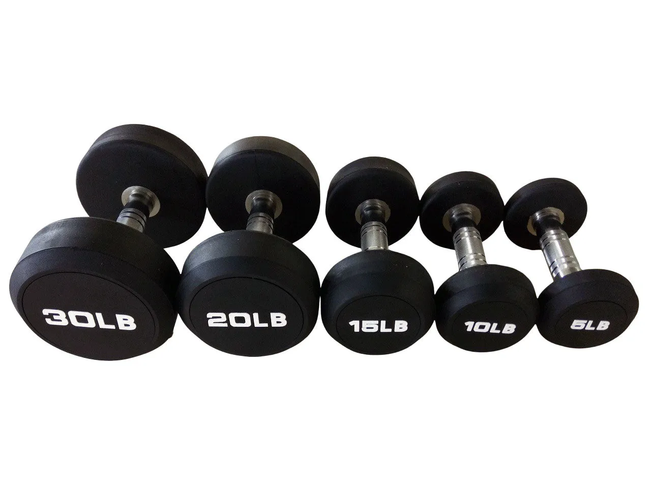 M-Fitness Pro Style Dumbbell Set - 5 to 50 lbs.