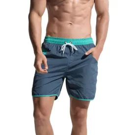 Men's Loose Quick-Dry Beach Board Shorts Sporty Nylon Trunks