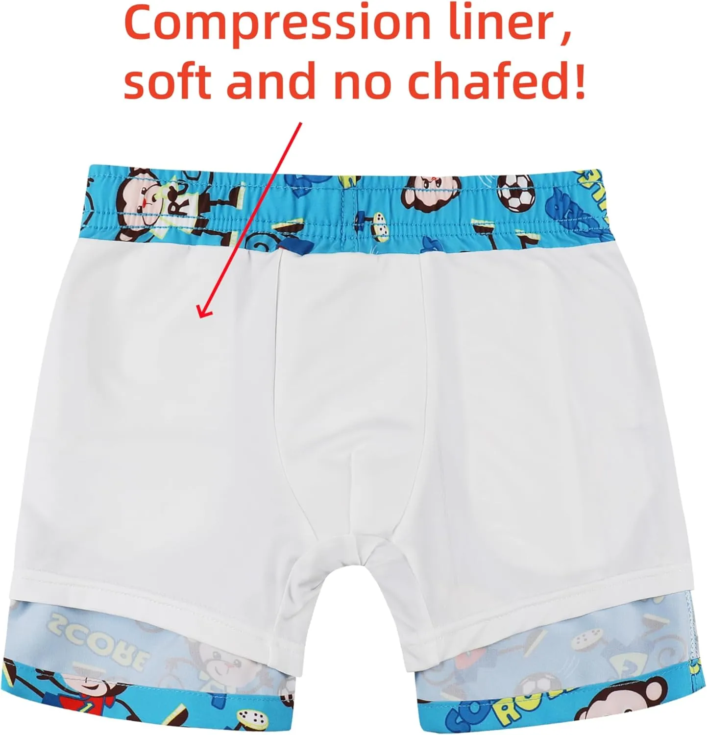 MILANKERR Toddler Boys Rash Guard Sets,Swim Trunks with Compression Liner,Swim Shirt Sets