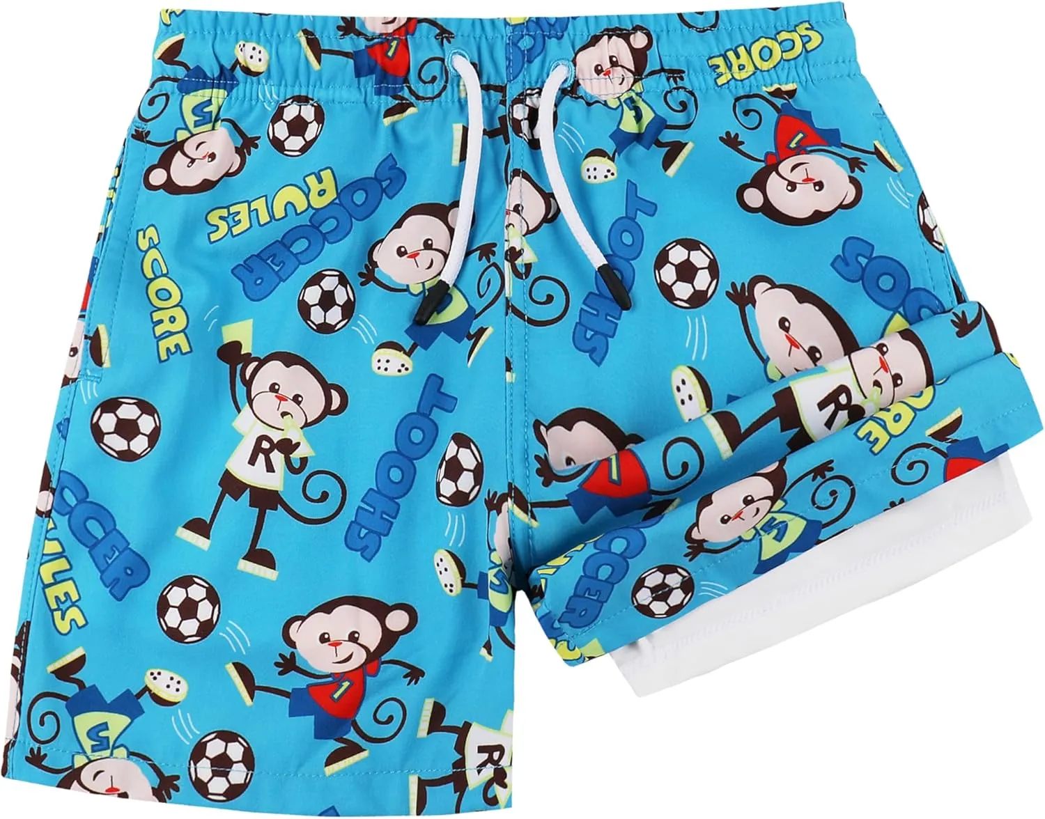 MILANKERR Toddler Boys Rash Guard Sets,Swim Trunks with Compression Liner,Swim Shirt Sets
