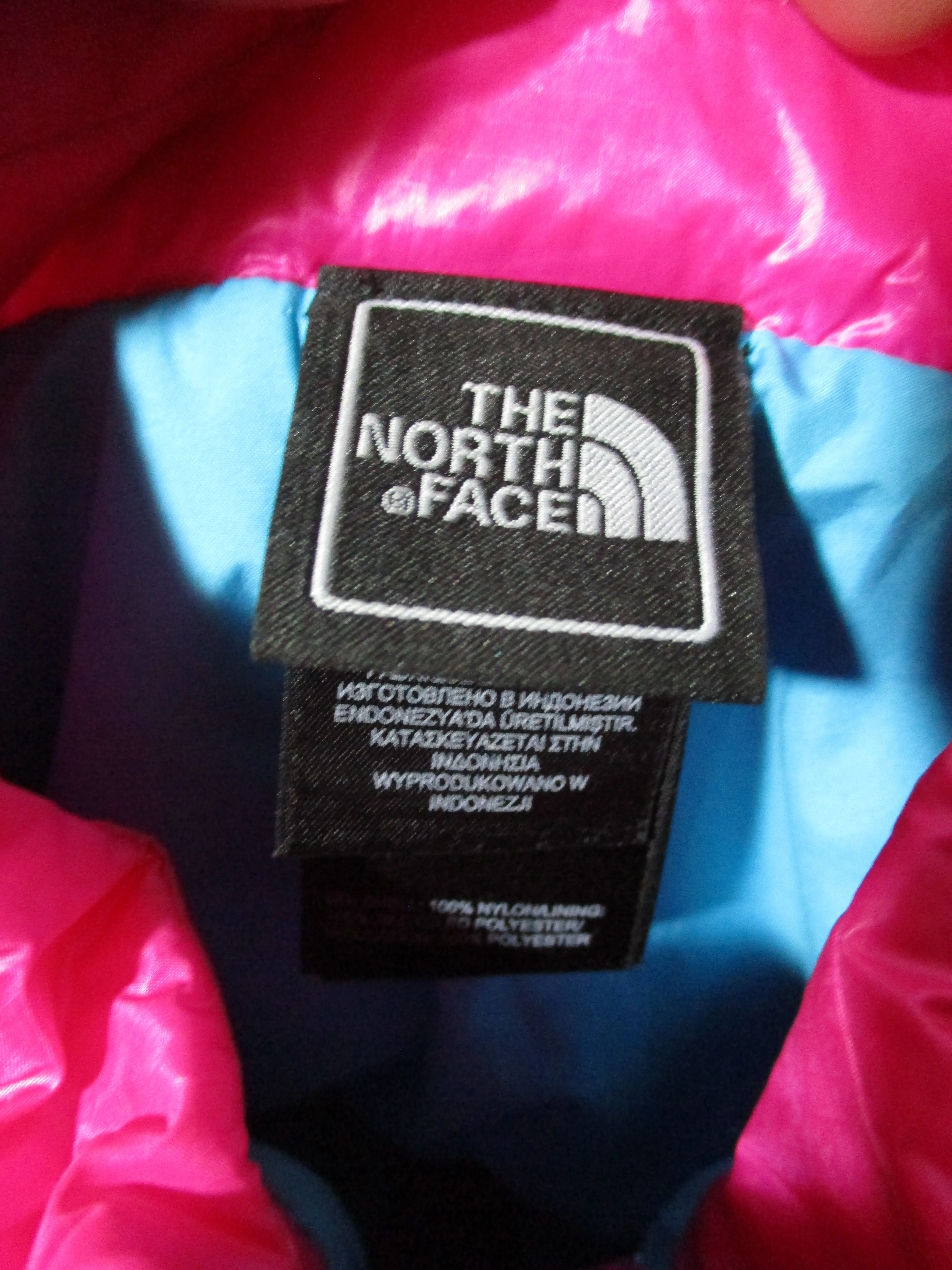 NORTH FACE JACKET Coat Jacket Winter SKI NEON PINK BERRY 7/8