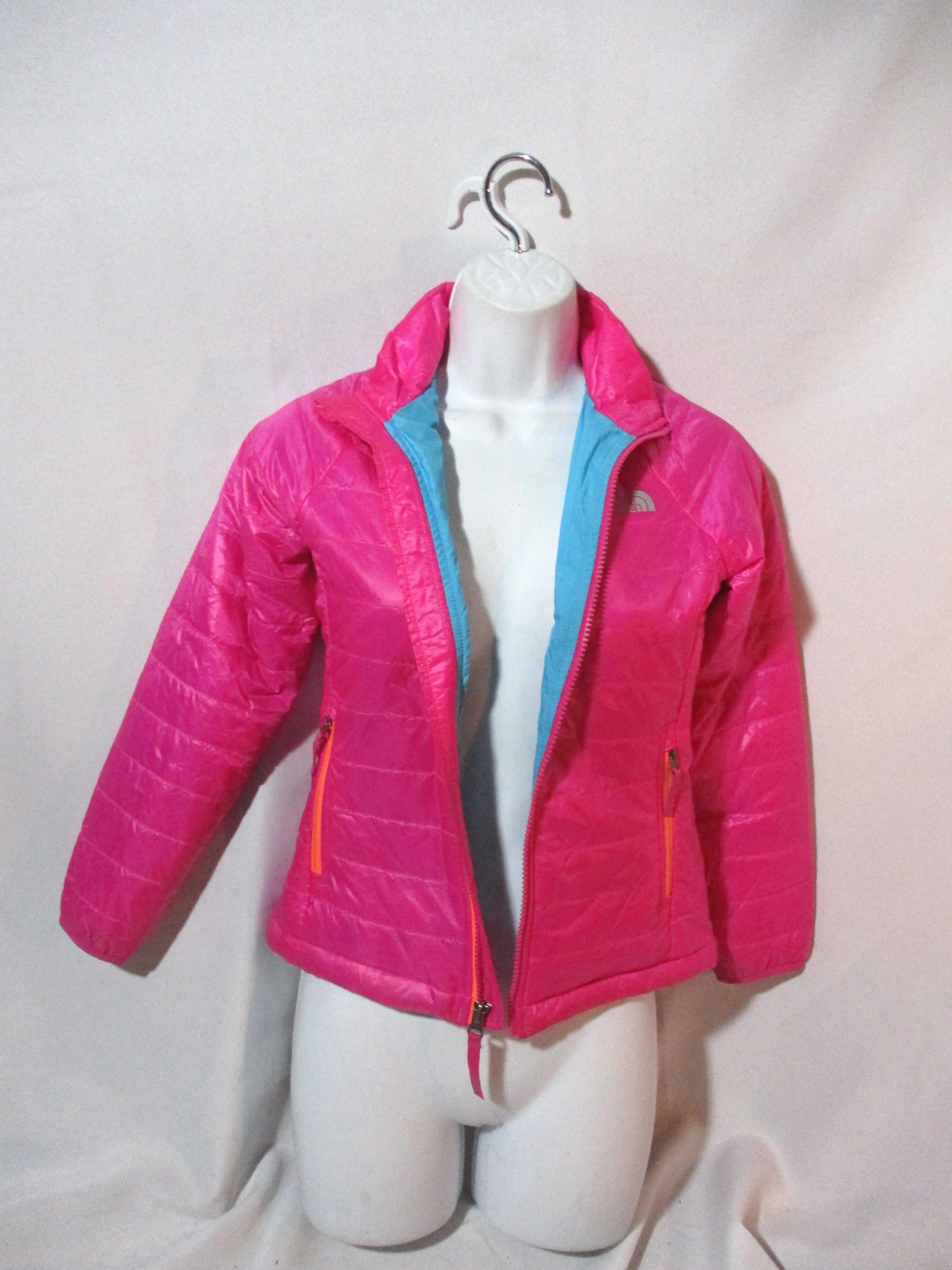 NORTH FACE JACKET Coat Jacket Winter SKI NEON PINK BERRY 7/8