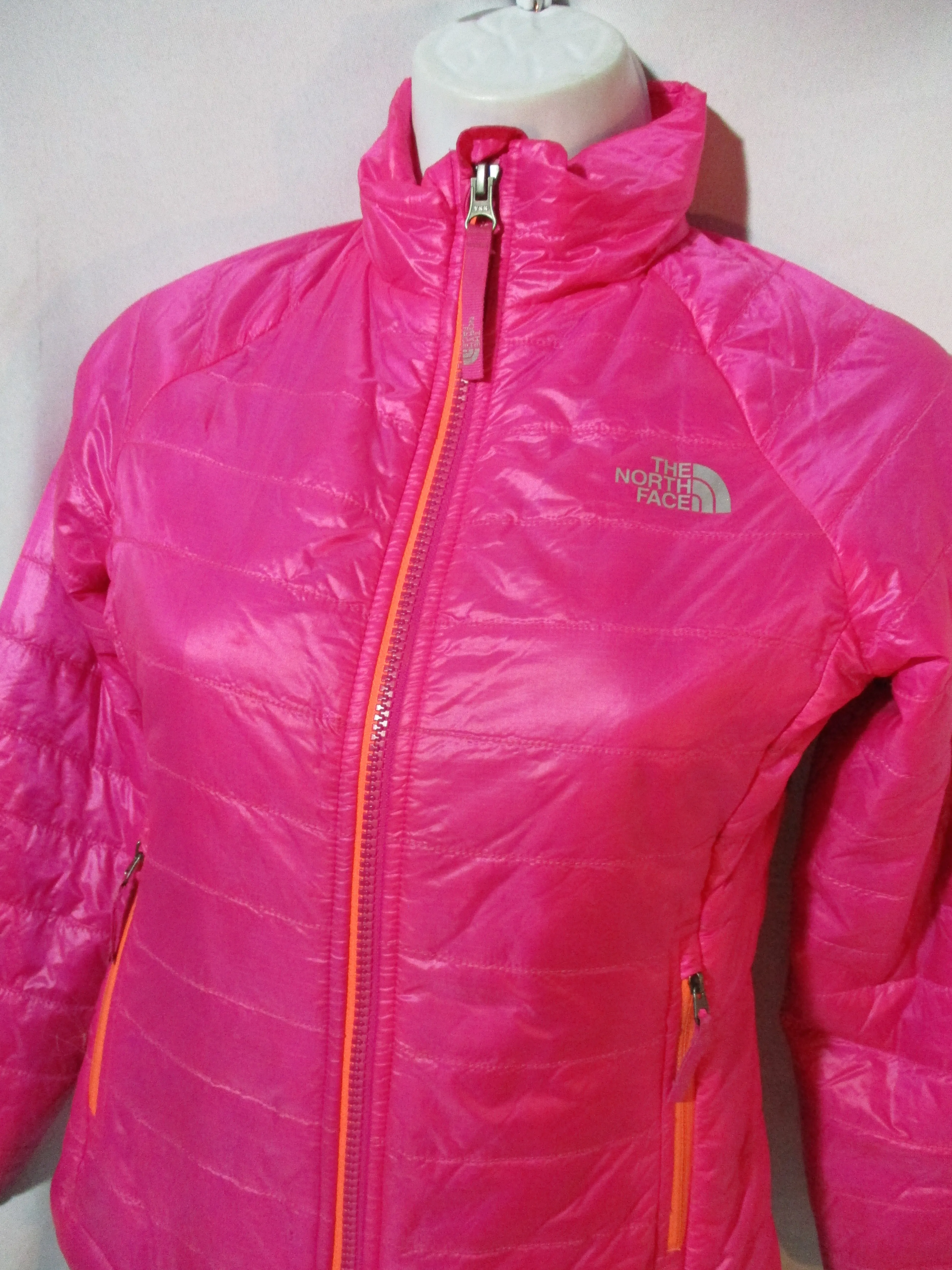 NORTH FACE JACKET Coat Jacket Winter SKI NEON PINK BERRY 7/8