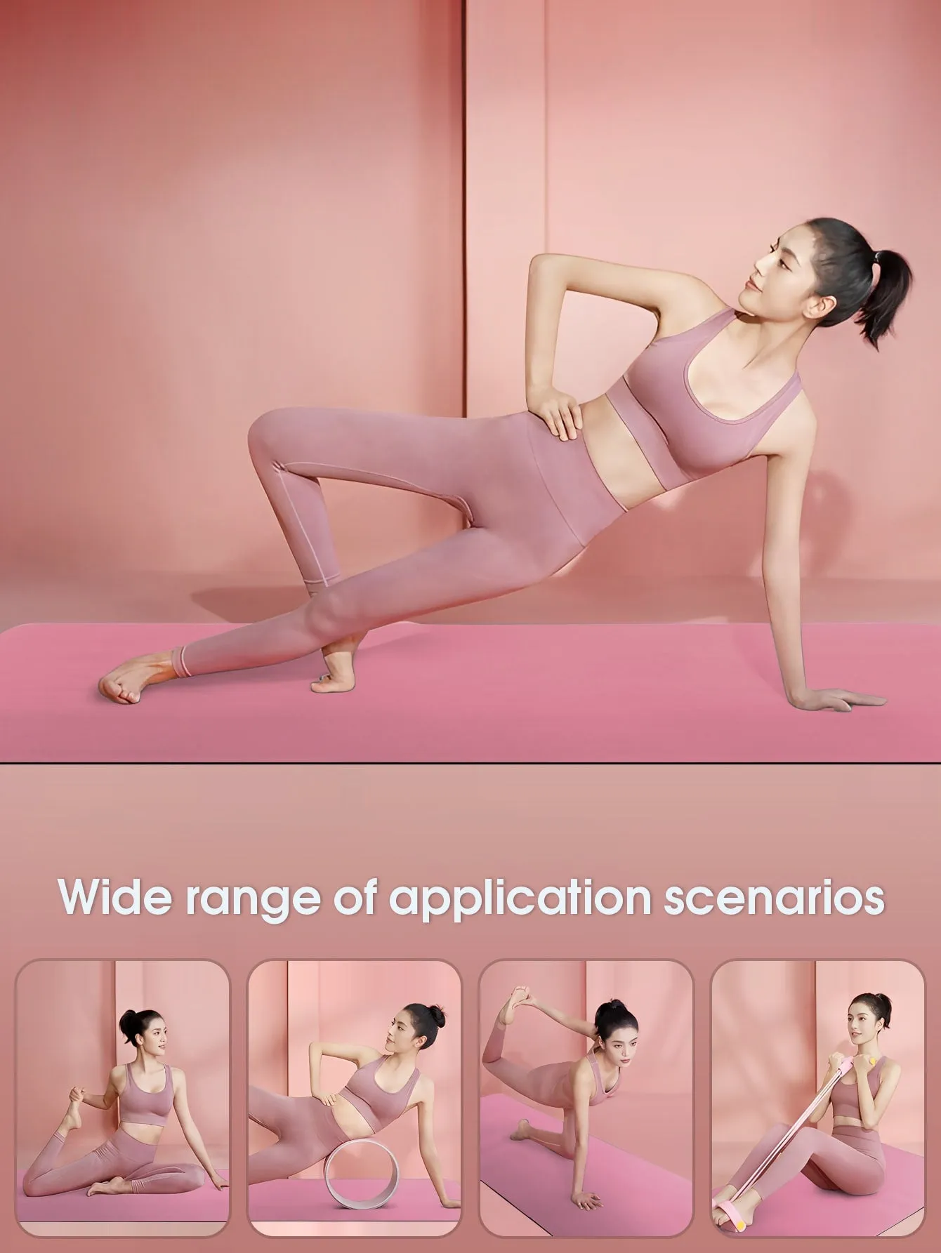 Pink Anti-slip Eva Yoga Mat