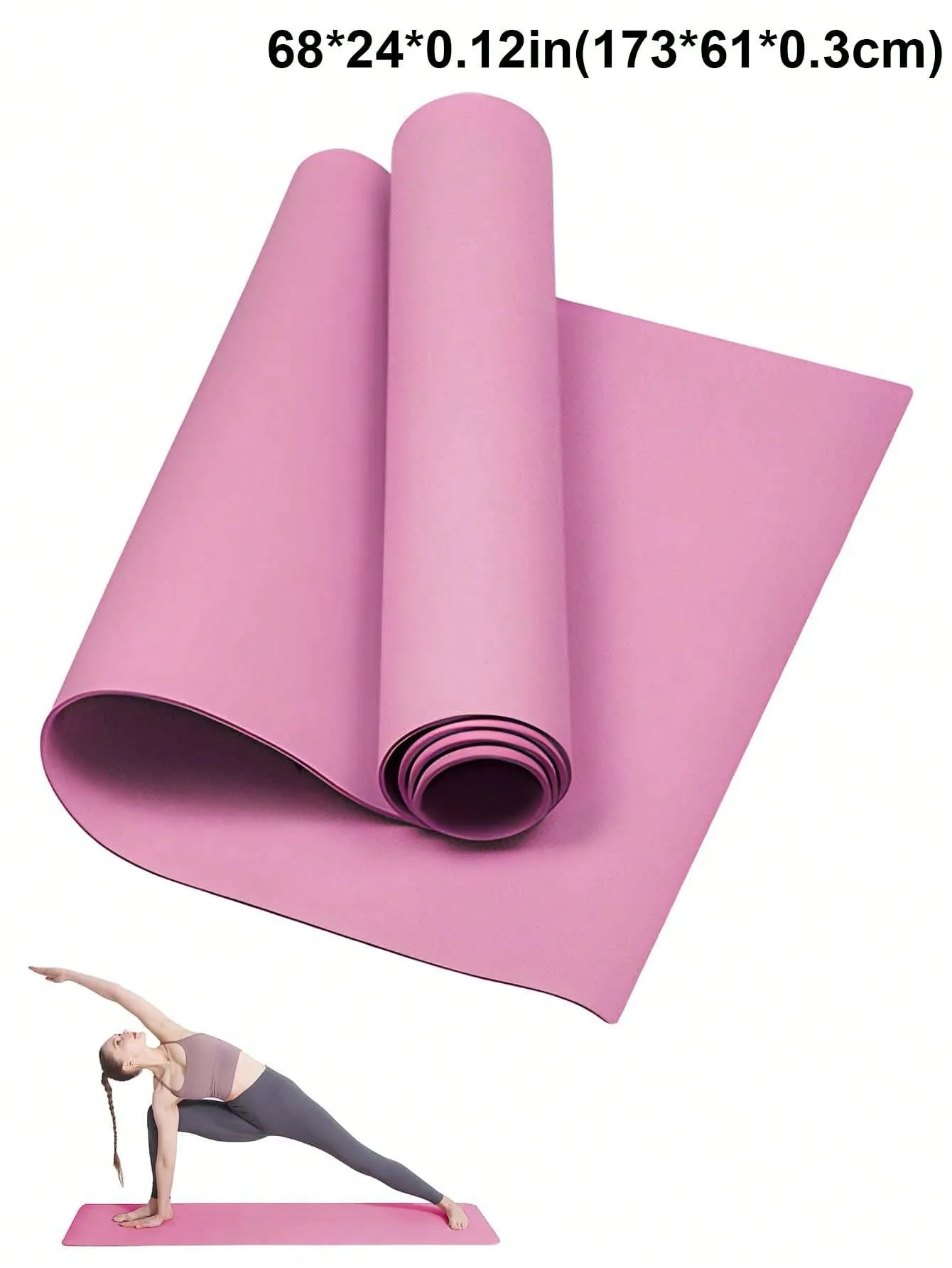 Pink Anti-slip Eva Yoga Mat