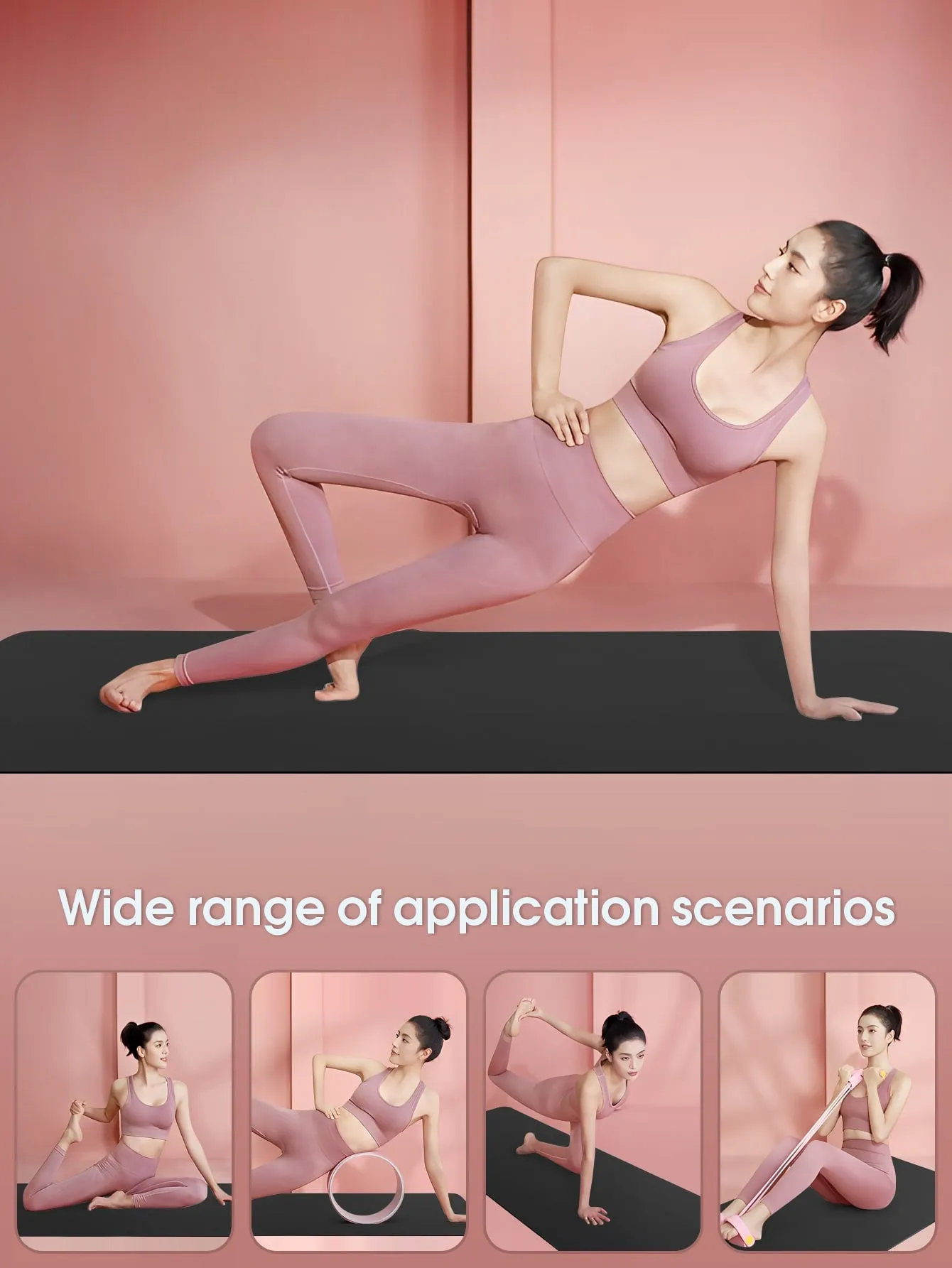 Pink Anti-slip Eva Yoga Mat