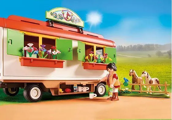 Pony Shelter with Mobile Home