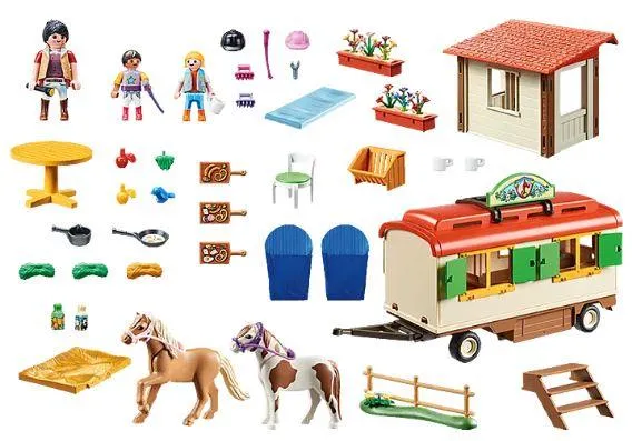 Pony Shelter with Mobile Home