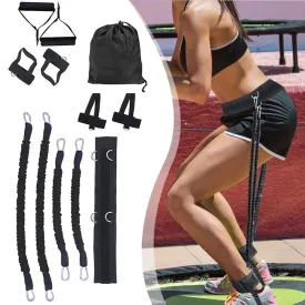 Portable Power: Fitness Resistance Bands Stretching Strap Set