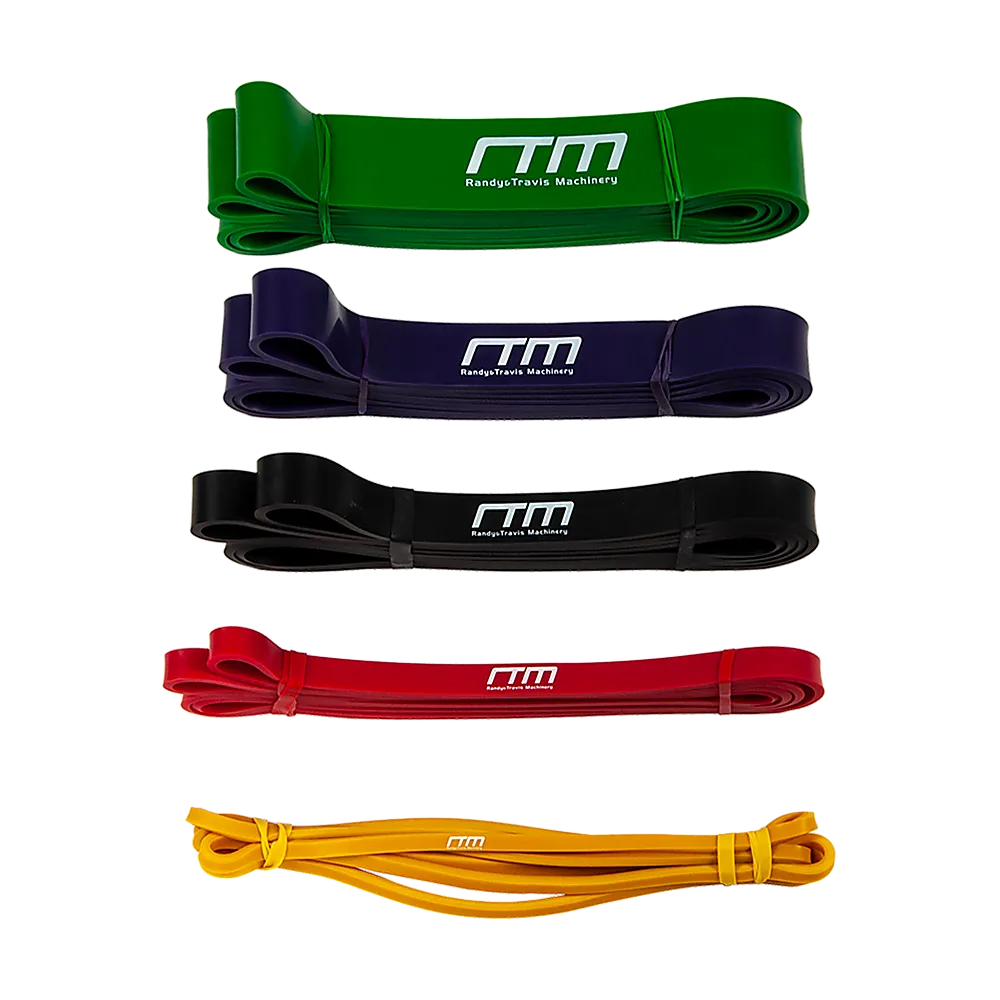 Resistance Band Loop Set of 5 Heavy Duty