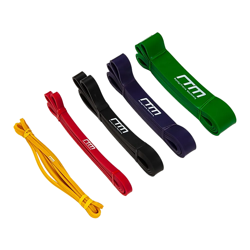 Resistance Band Loop Set of 5 Heavy Duty