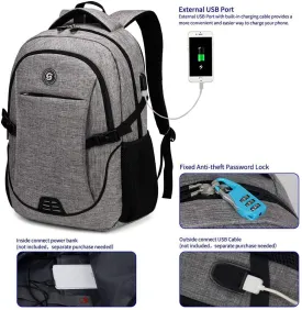 SHRRADOO Anti TheftTravel Backpacks