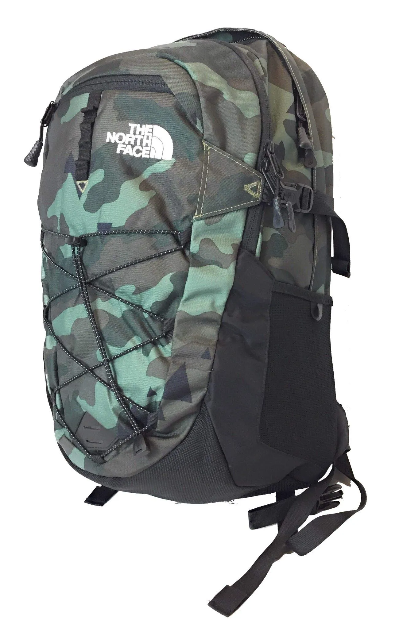 The North Face Borealis Unisex Outdoor Backpack, Olive Green Camo (Bright Olive Green Camo)