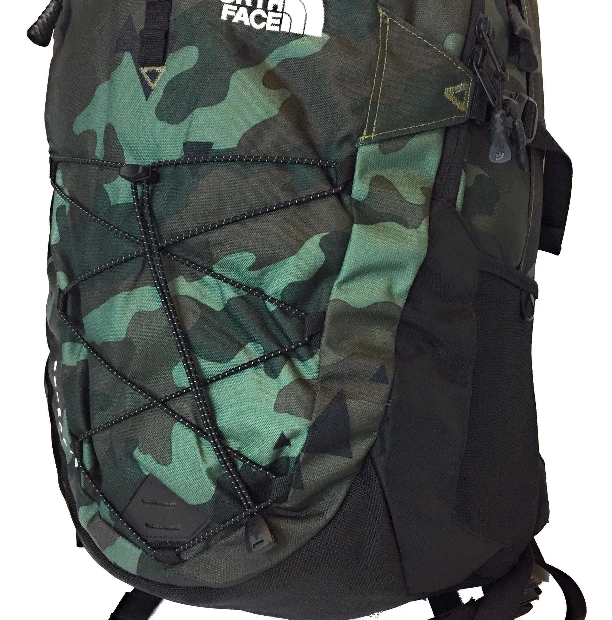 The North Face Borealis Unisex Outdoor Backpack, Olive Green Camo (Bright Olive Green Camo)
