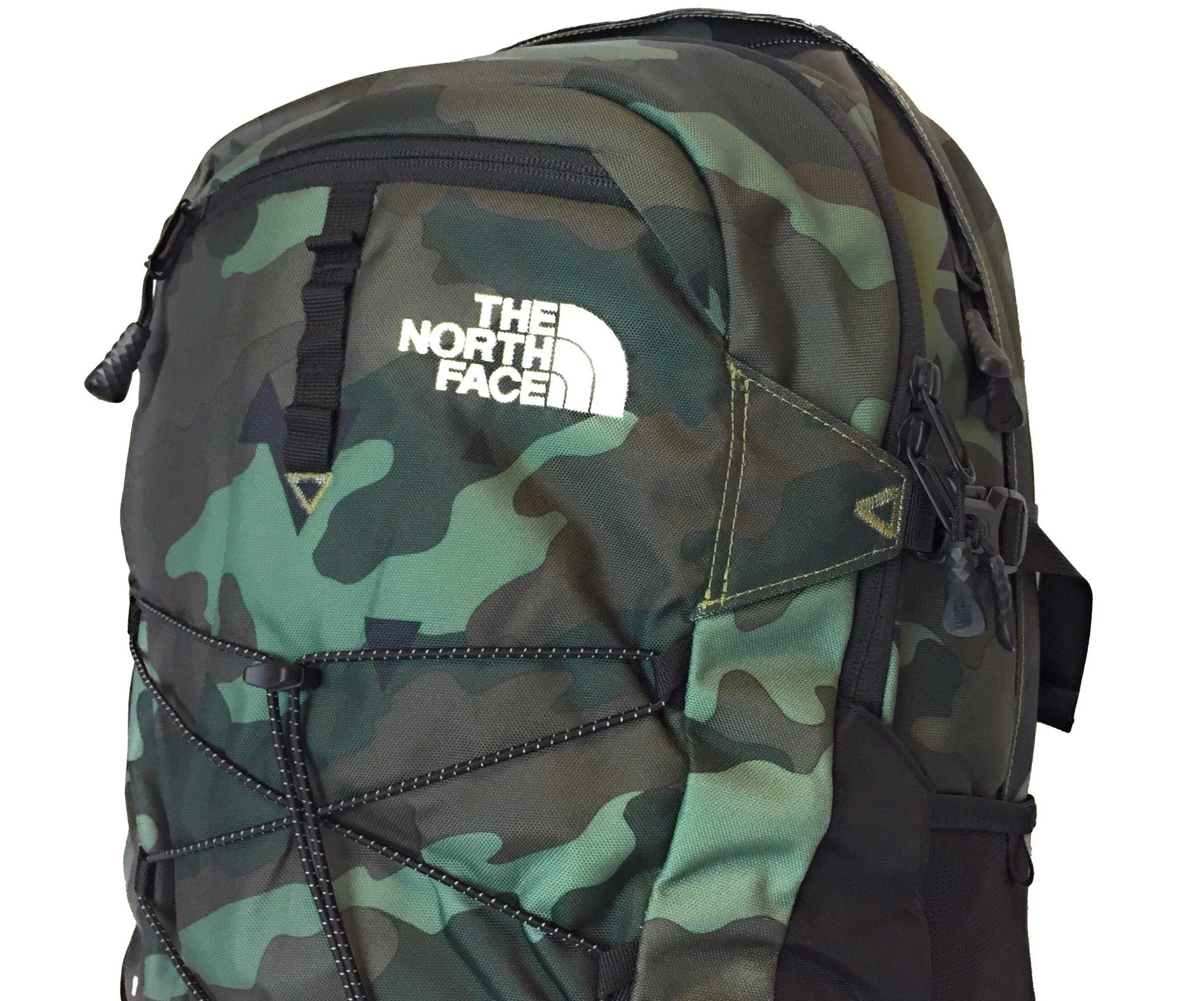 The North Face Borealis Unisex Outdoor Backpack, Olive Green Camo (Bright Olive Green Camo)